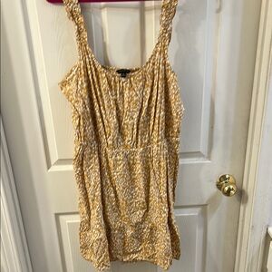 Yellow Patterned Women's Top